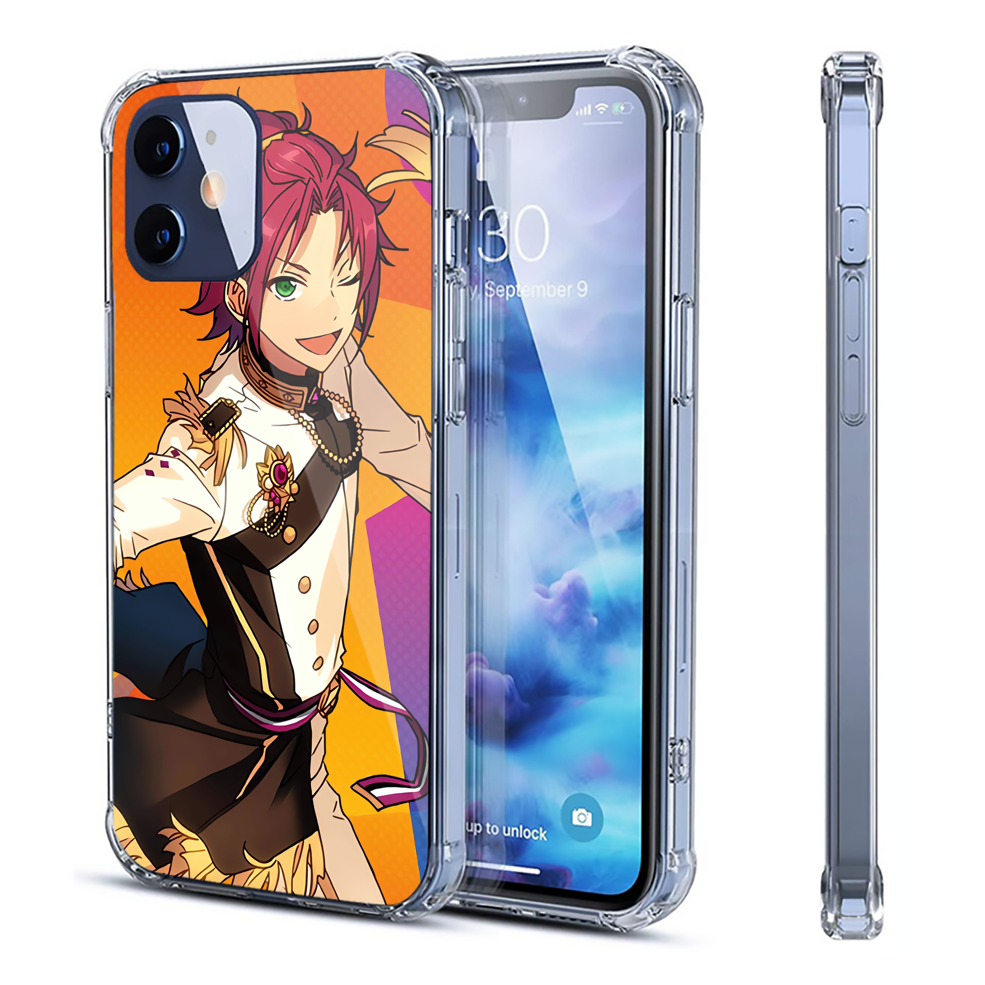 （画像用） あんさんぶるスターズ! Ensemble Stars 【iPhone 12シリーズ対応】透明スマホケース（クリアソフトケース）